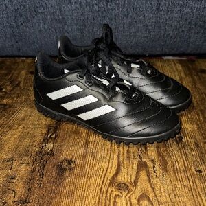 Adidas Goletto VIII Turf Cleats Youth Size 1 - Black/White GY5781